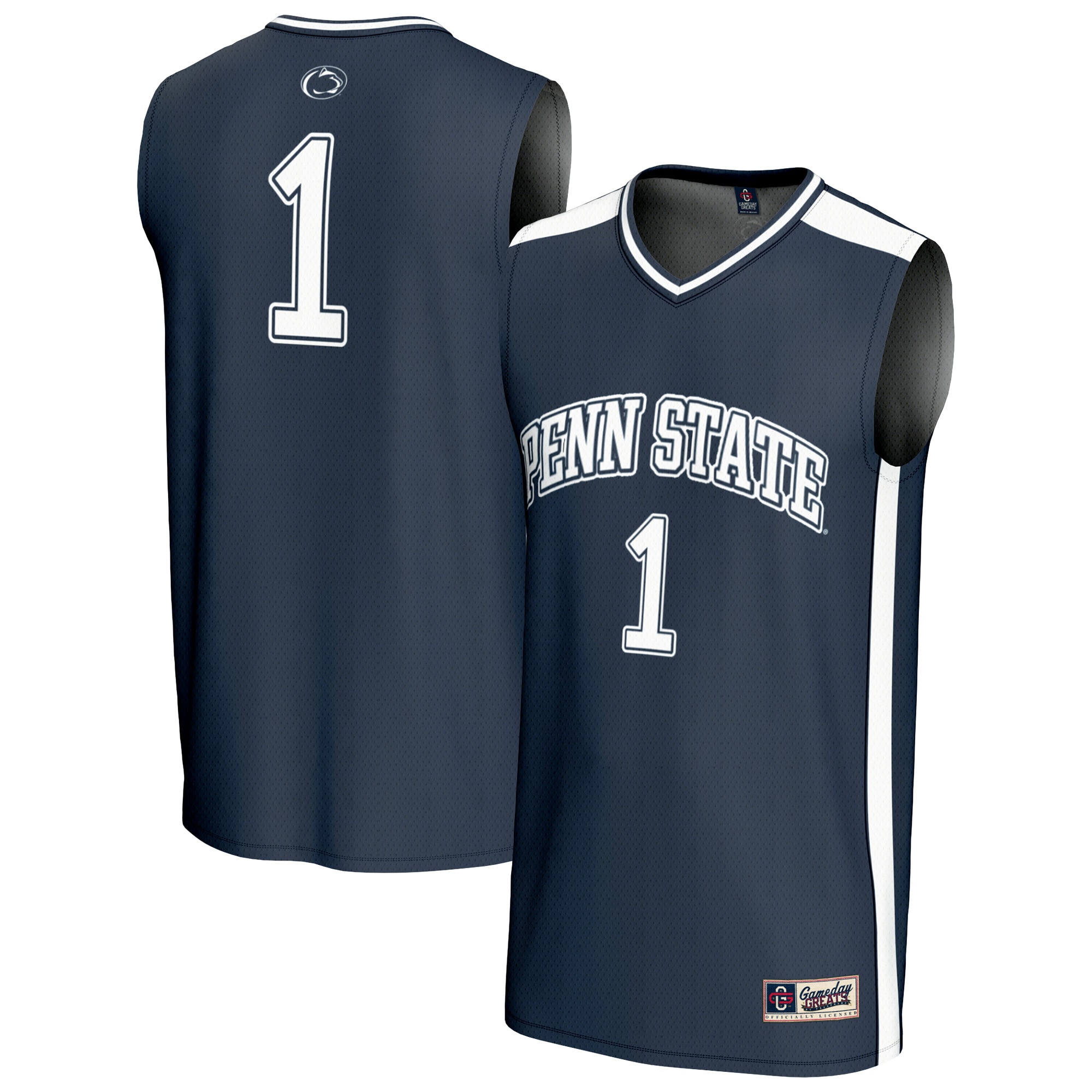[NJP] Penn State Nittany Lions GameDay Greats Unisex Lightweight Basketball Jersey - Navy