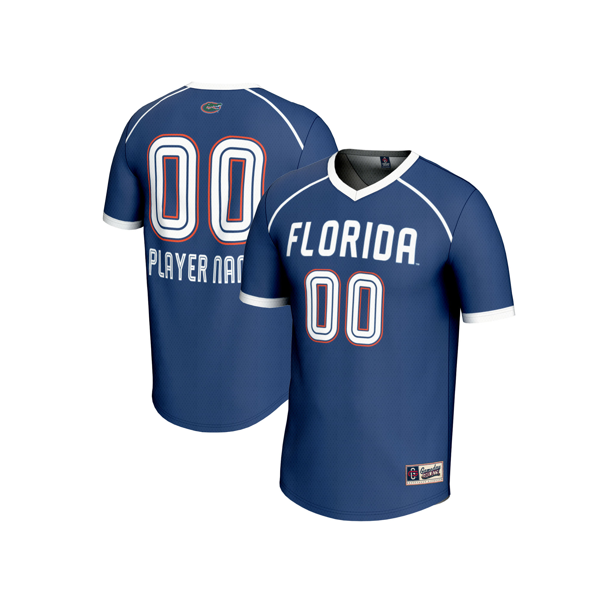 [NJP] Florida Gators GameDay Greats Unisex NIL Pick-A-Player Women's Lacrosse Lightweight Jersey - Royal