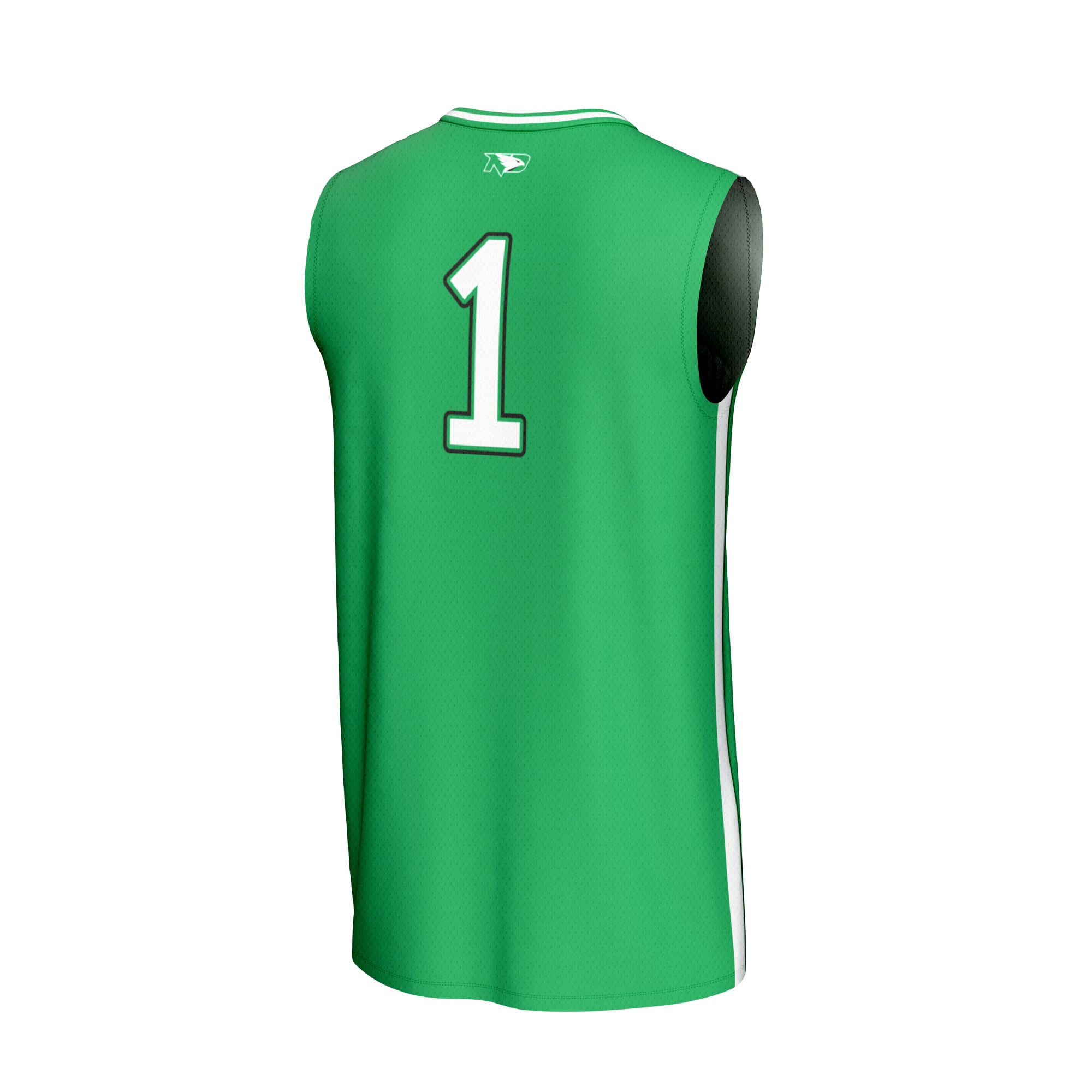 #1 North Dakota GameDay Greats Youth Lightweight Basketball Fashion Jersey - Kelly Green