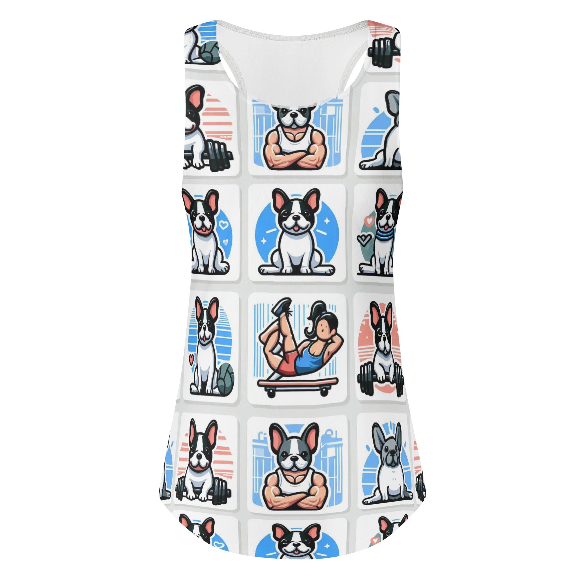 Lifestyle-Driven Dixie - Women Tank Tops for French Bulldog Lovers