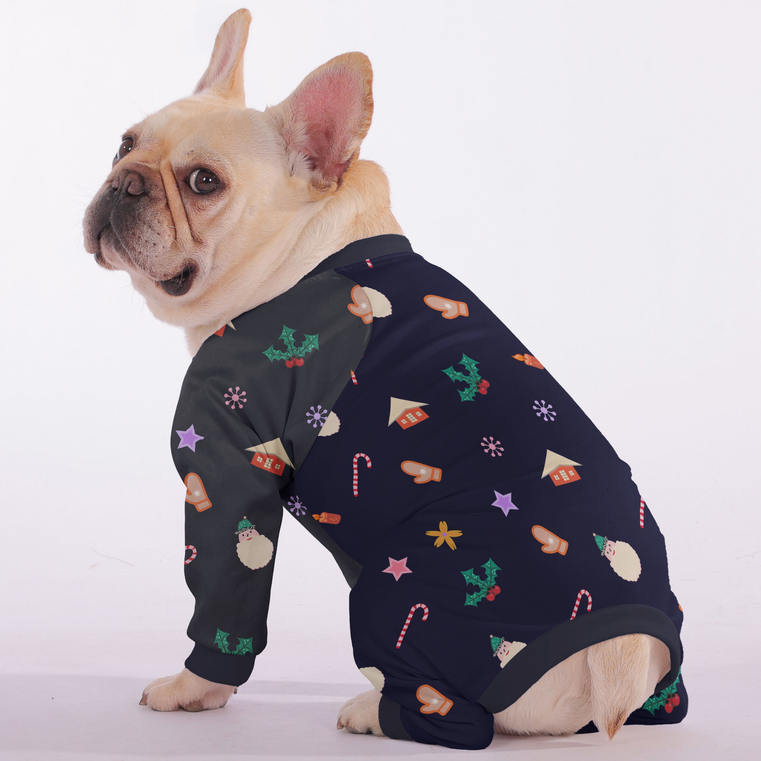French Bulldog Christmass Frenchie Pajama Frenchie Pet Item