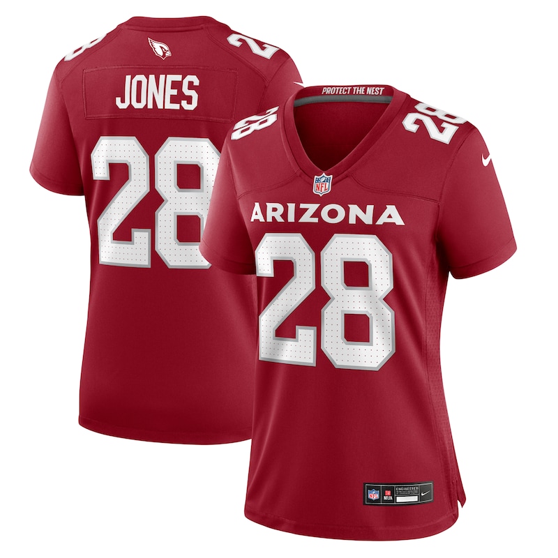 None Elijah Jones AZ Cardinals Iconic Durable Jersey Game Day Wear