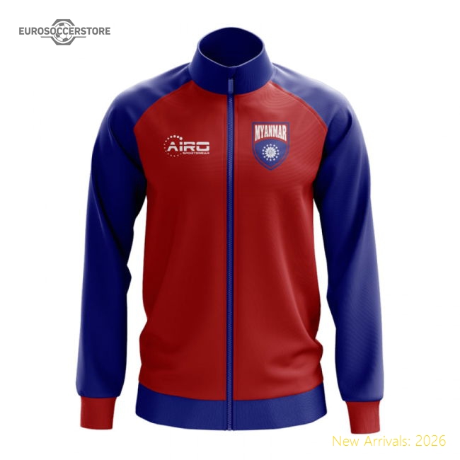 Myanmar Concept Football Track Jacket (red) - World Cup Edition