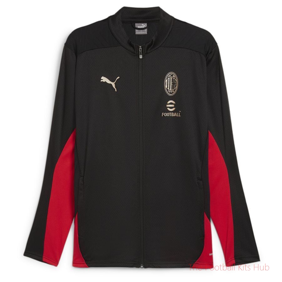 AC Milan Training Jacket - PUMA Black/For All Time Red