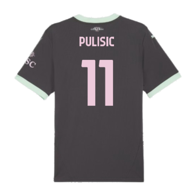 Pulisic 11 Exclusive AC Milan Third Rare Jersey 2024-2025