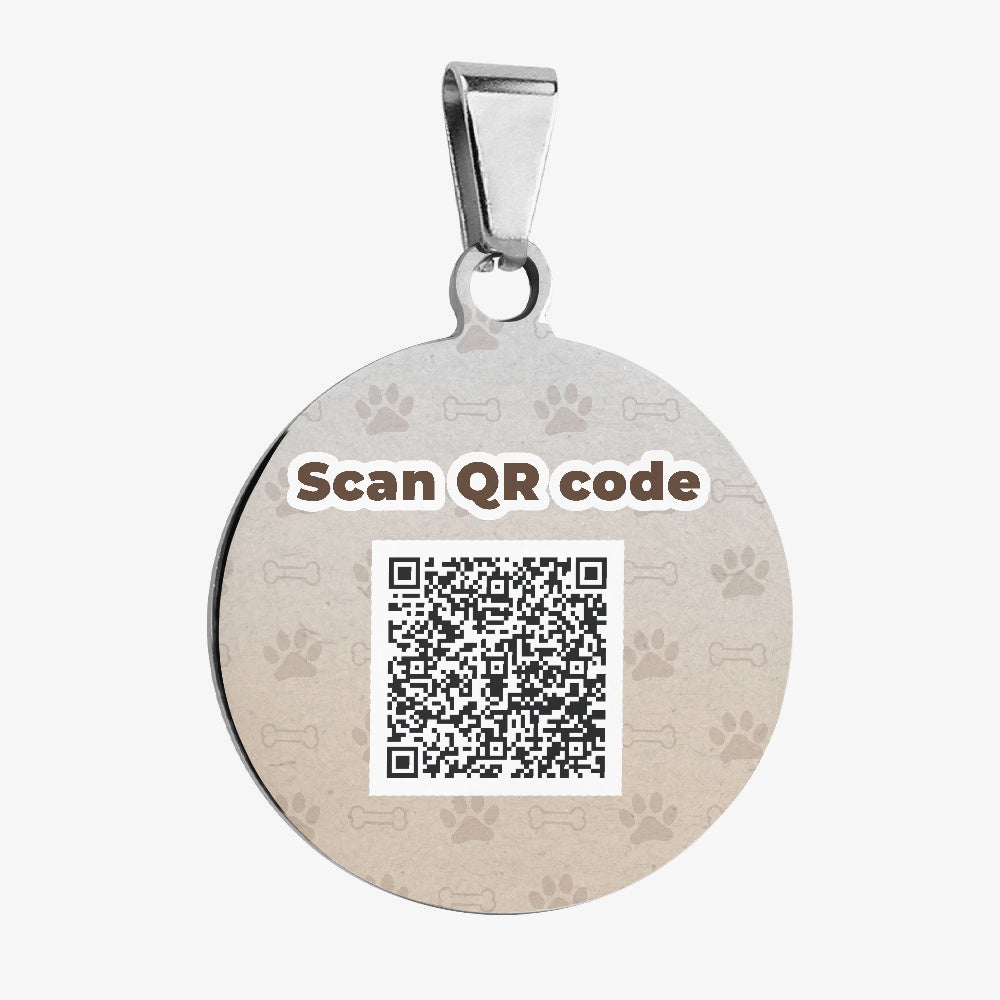 Comfortable Rocco - Custom Double-sided French Bulldog Tag for Daily