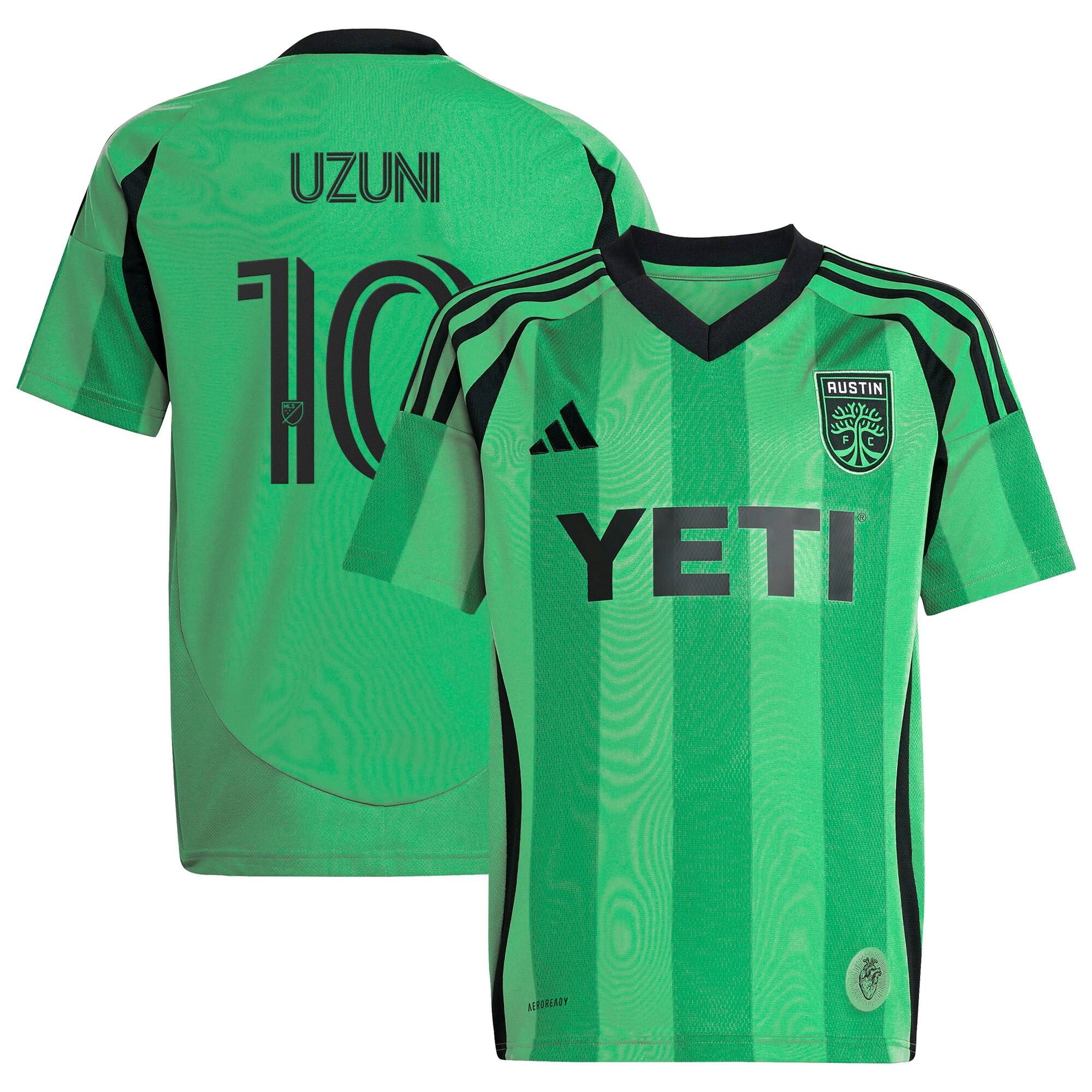 [SJH] Myrto Uzuni Austin FC Youth 2025 The Heartbeat Kit Replica Jersey - Green