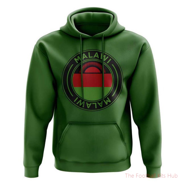 Men Malawi Football Badge Hoodie (Green)
