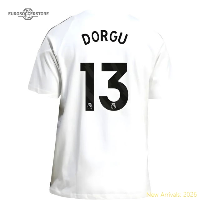 2025-2026 Man Utd Training Tee (white) (dorgu 13) - Reasonable Price