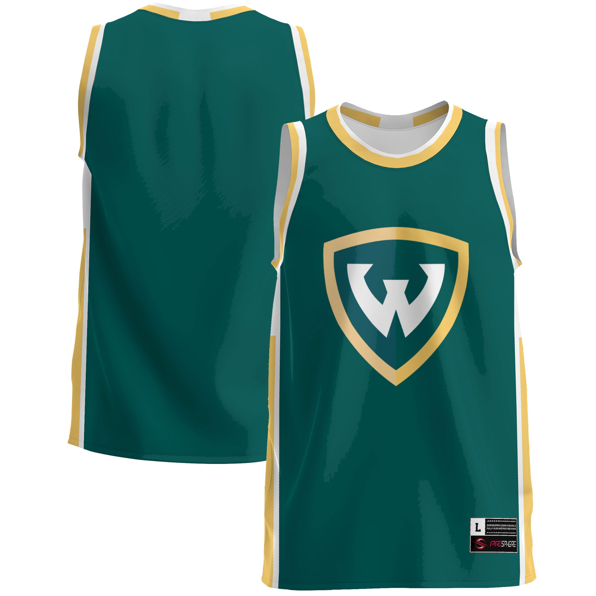 [DDG] Women's Wayne State Wildcats GameDay Greats Lightweight Basketball Jersey - Green