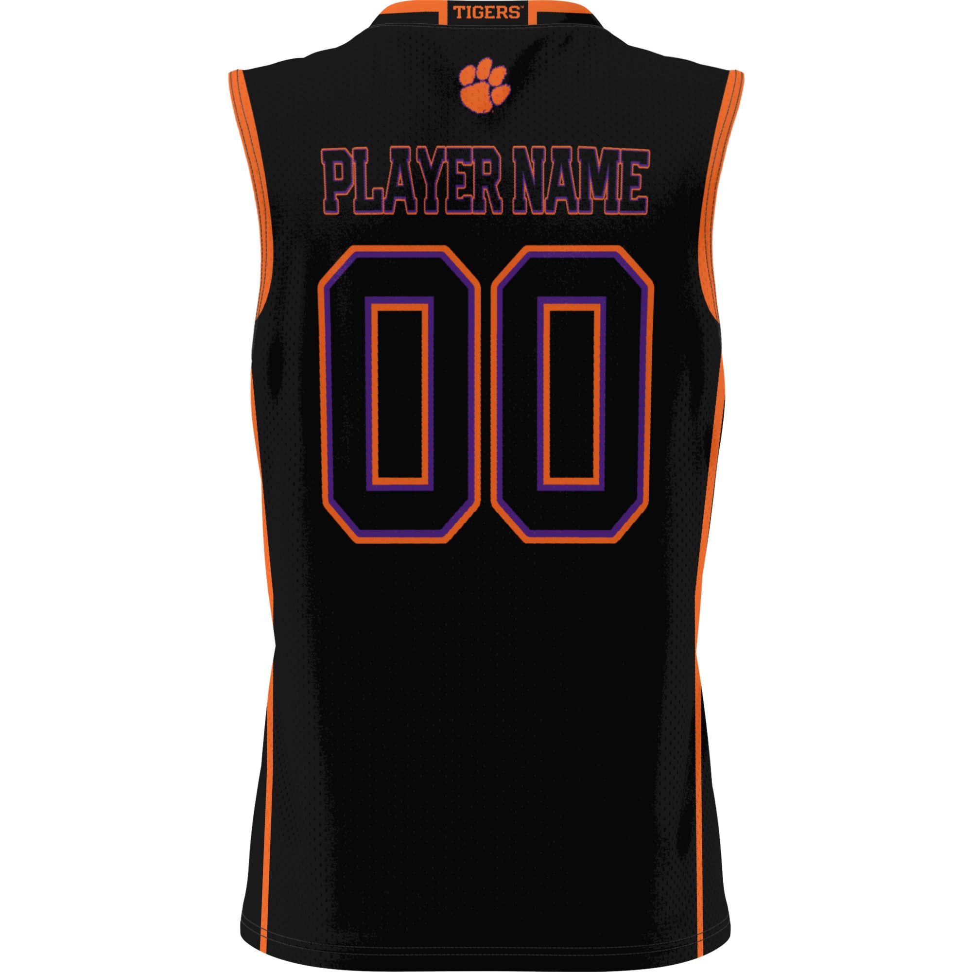 [NJP] Clemson Tigers GameDay Greats Youth NIL Pick-A-Player Lightweight Women's Basketball Jersey - Black