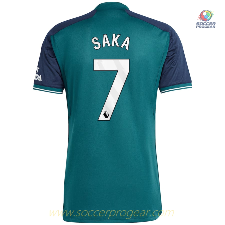 Arsenal 2023 2024 Saka Third Child Kit Shirt
