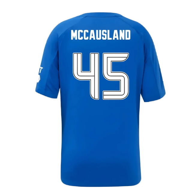 Glasgow Rangers Primary Kit Mccausland 4 #5 Official Merchandise (v4)