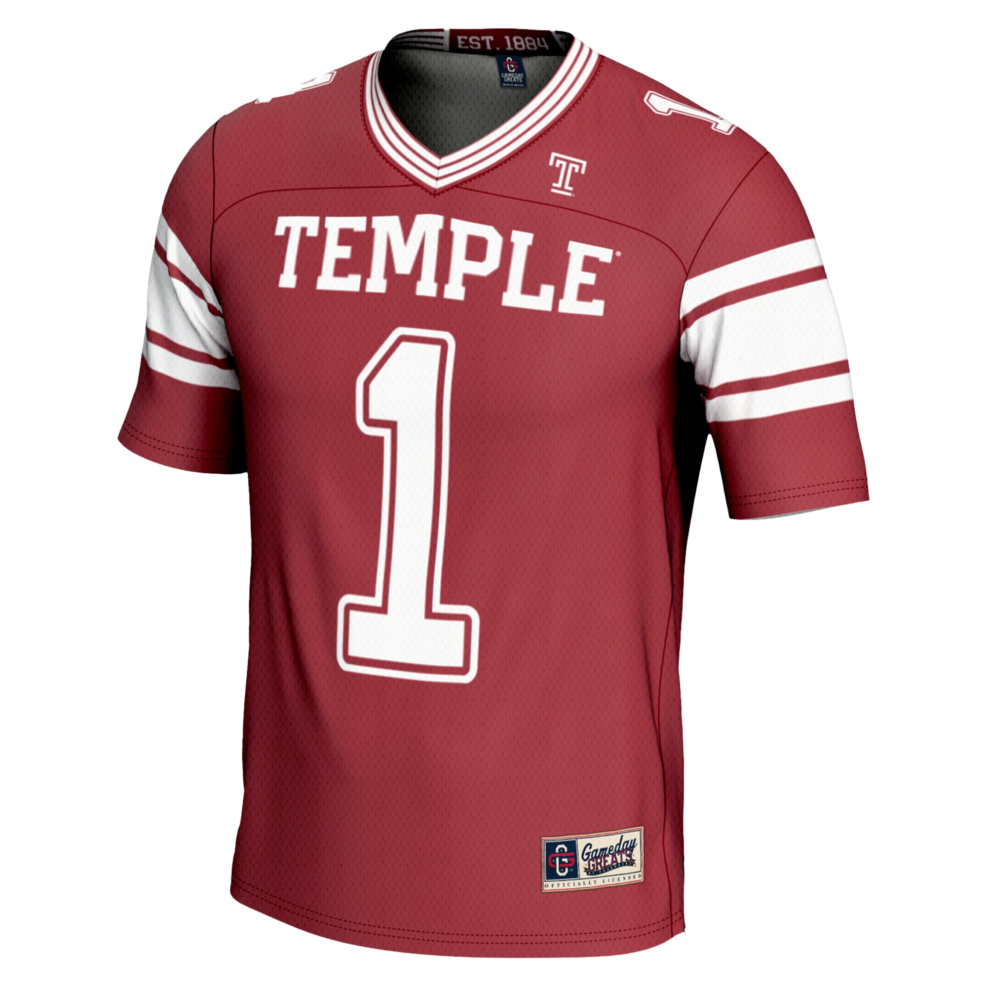 #1 Temple Owls GameDay Greats Endzone 2026/2027 Football Jersey - Cherry
