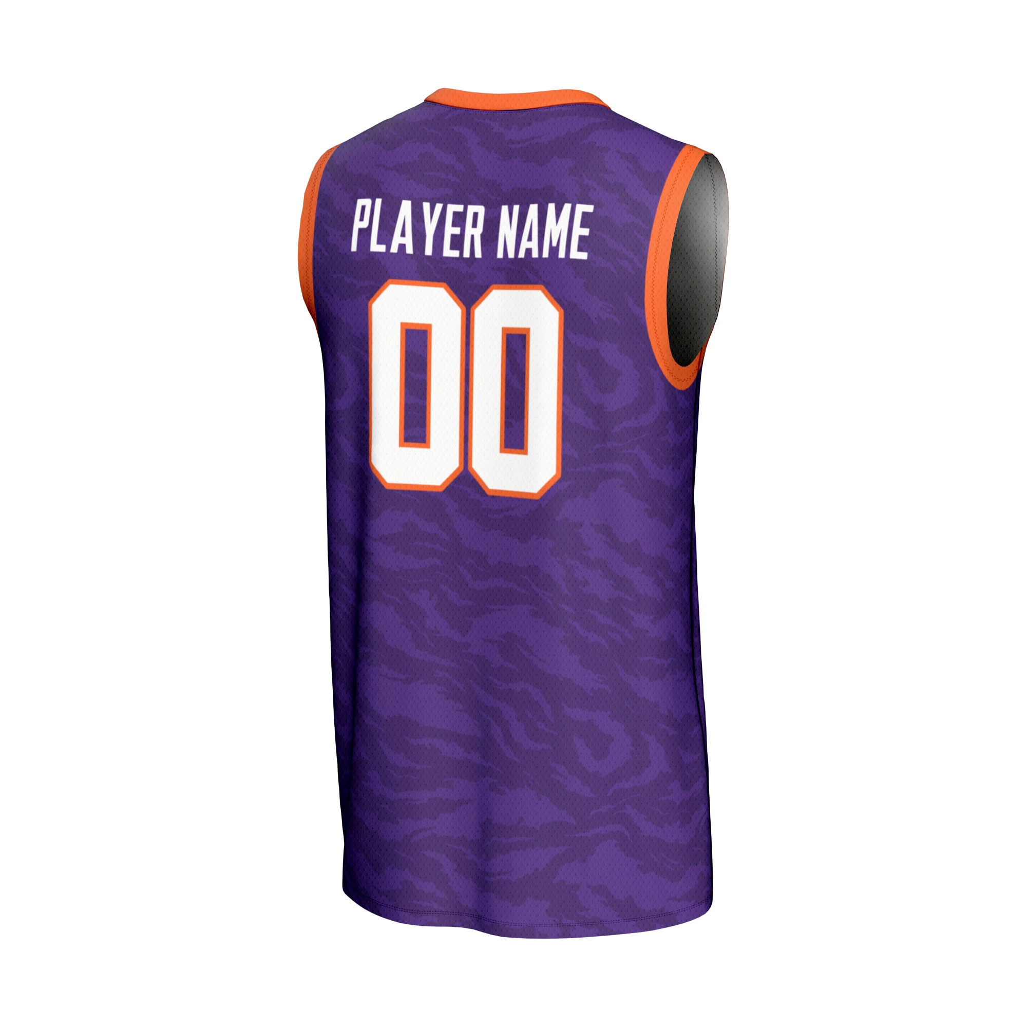 [NJP] Clemson Tigers GameDay Greats Youth NIL Pick-A-Player Men's Basketball Lightweight Jersey - Purple