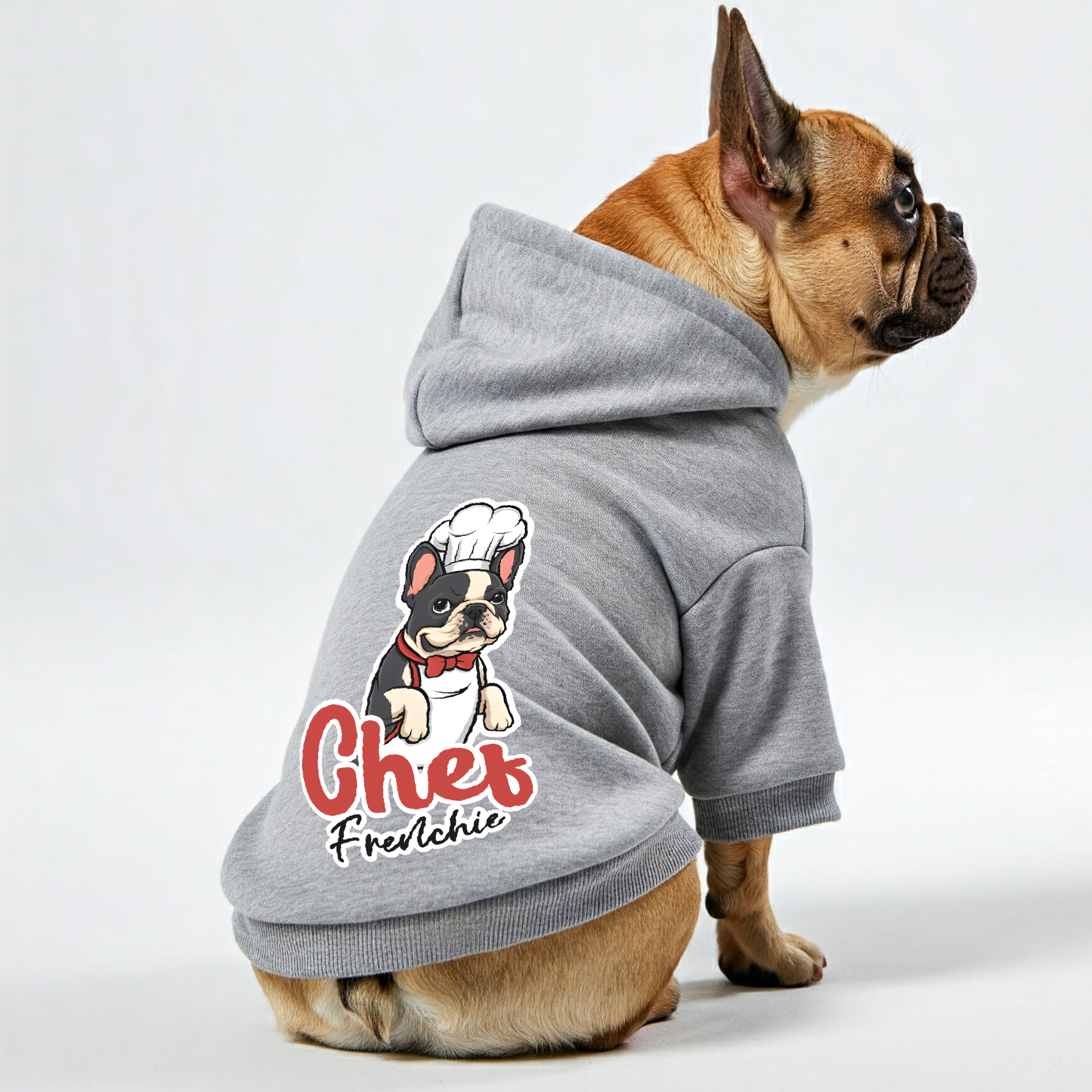 Chef Frenchie - Comfy Personalized French Bulldog Hoodies With Funny Quotes – Stylish, Cozy, And Premium 100% Cotton Indoor Comfort
