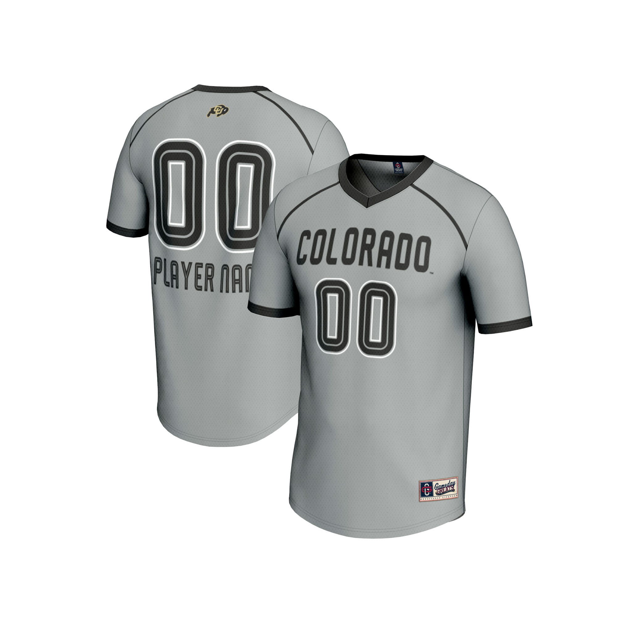 Colorado Buffaloes GameDay Greats Youth NIL Pick-A-Player Women's Lacrosse Lightweight Jersey - Gray
