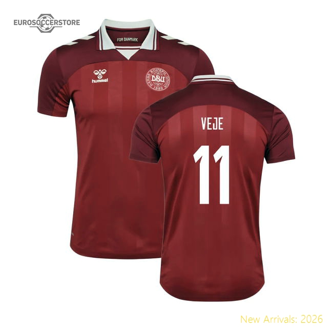 Premium Denmark 2025-2026 Official Home Shirt Sleek Breathability