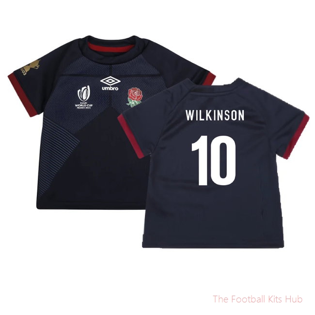 England RWC 2023 Alternate Replica Rugby Baby Shirt (Wilkinson 10)