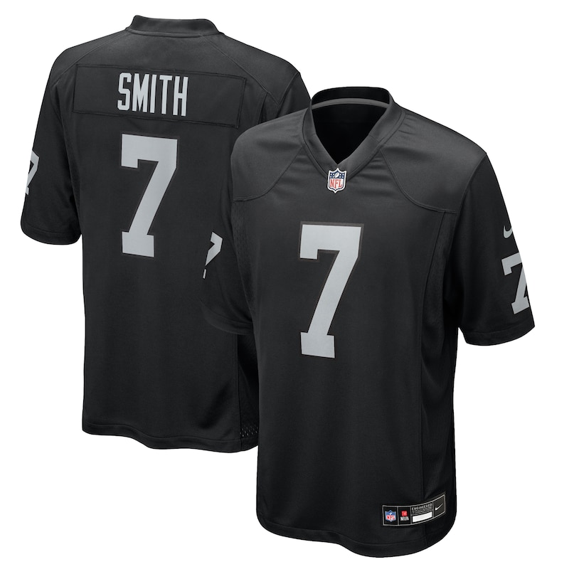 None Geno Smith LV Raiders Vintage Durable Jersey for NFL Fans