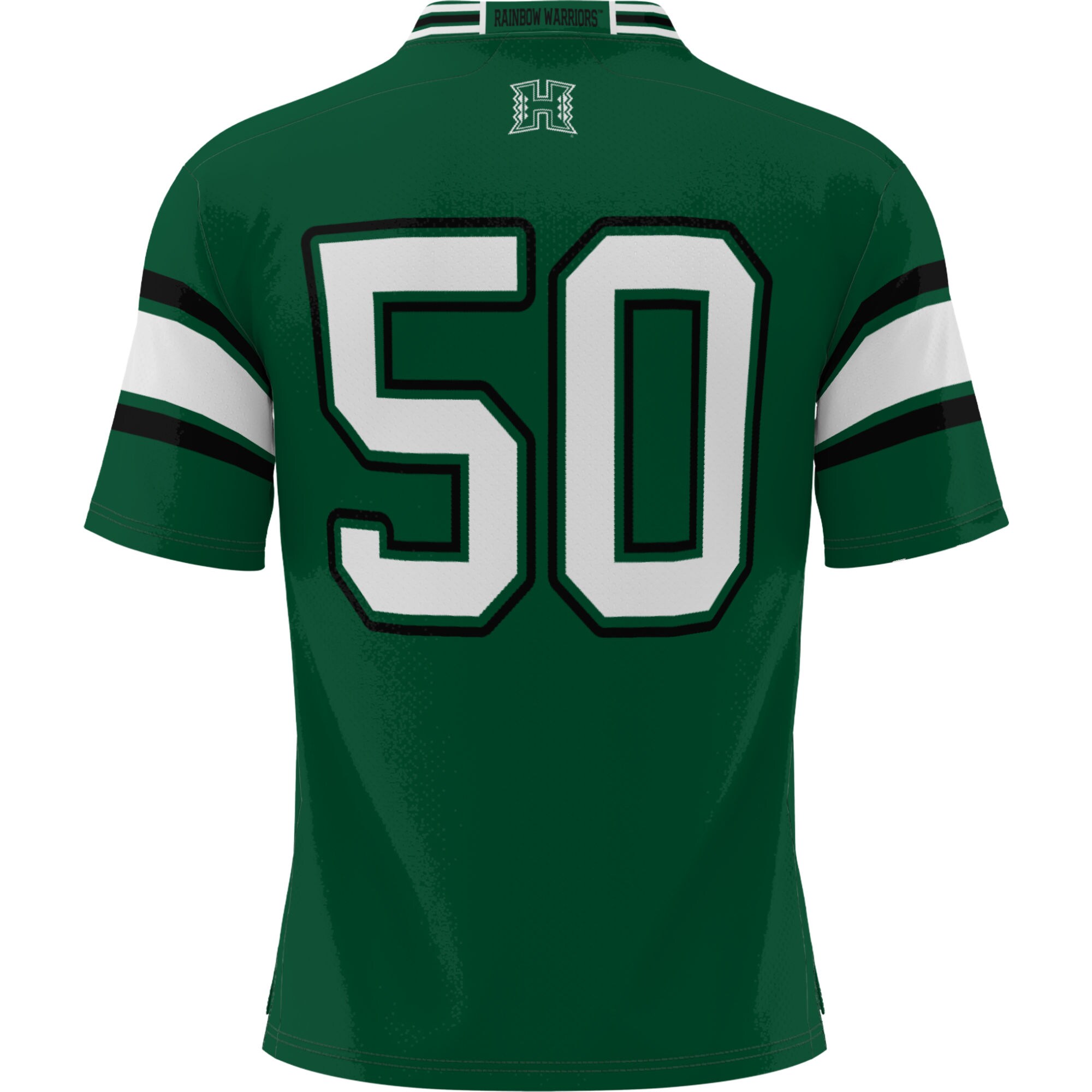 #50 Hawaii Rainbow Warriors GameDay Greats Youth Football Jersey - Green