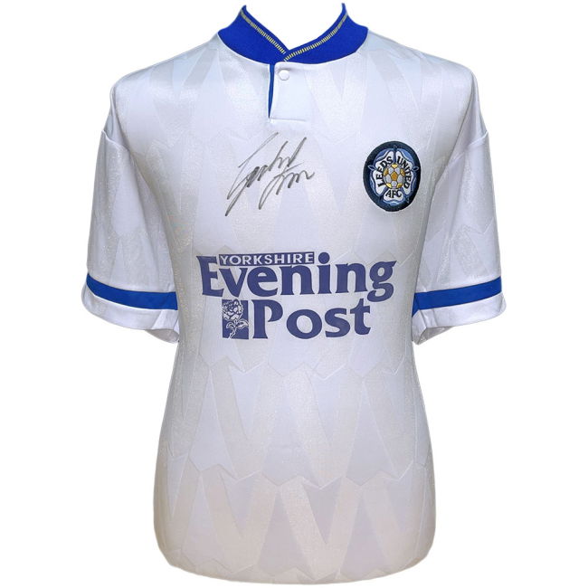 Leeds United FC 1992 Strachan Signed Shirt | Top Quality