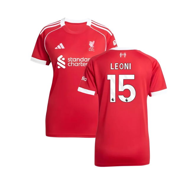 2025-2026 Liverpool Shirt (Womens) (Leoni 15) (Womens) | Replica