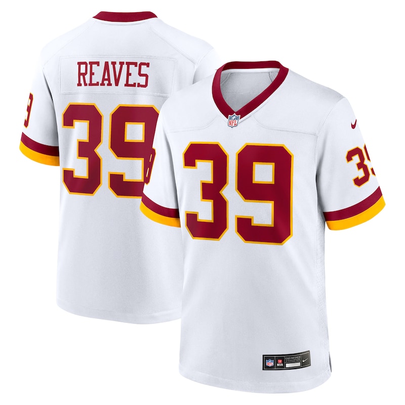 None Jeremy Reaves WAS Commanders Classic Elite Jersey Game Day Wear