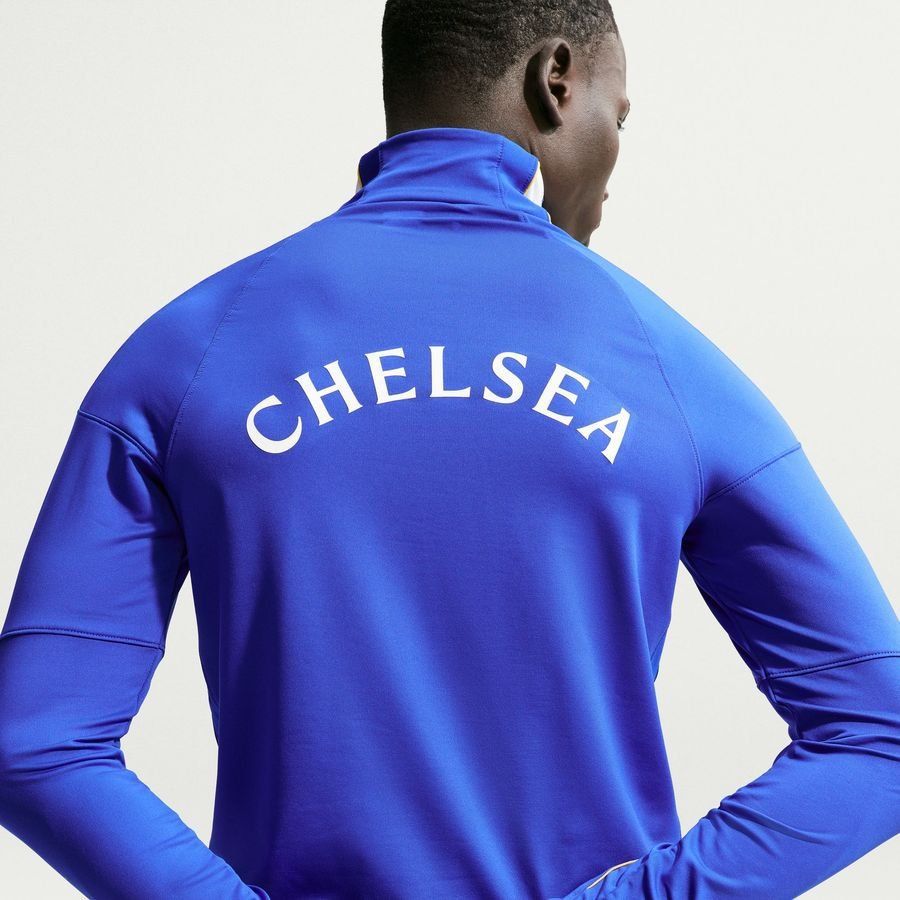 [EFKS] Chelsea Dri FIT Strike Drill Bright Blue/White/Midwest Training Gold Uniform