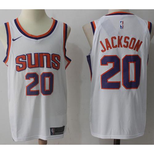 White PHX Phoenix Suns #20 Nike Breathable Jersey NBA Fan Apparel