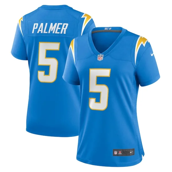 None Joshua Palmer Game Jersey - Blue | NFL Player Jersey | NFL Footba