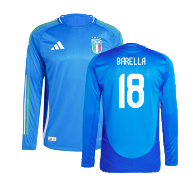 Authentic Replica Italy Home Supporter Kit for Adults (BARELLA 18)