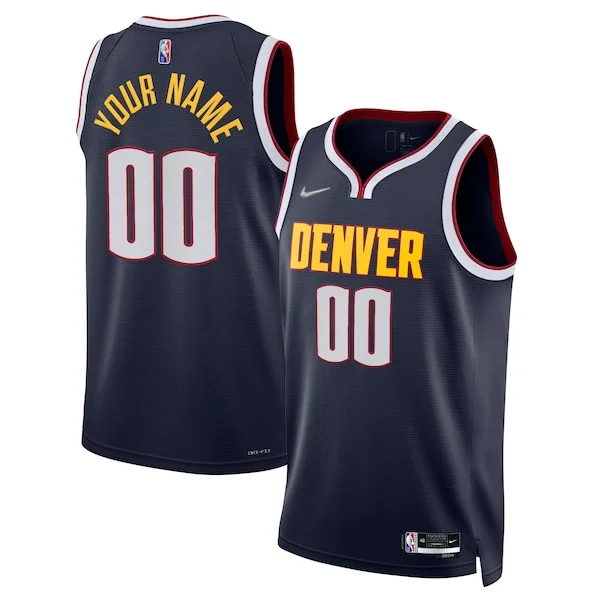 Denver Nuggets DEN Swingman Jersey - fashionable premium - Navy