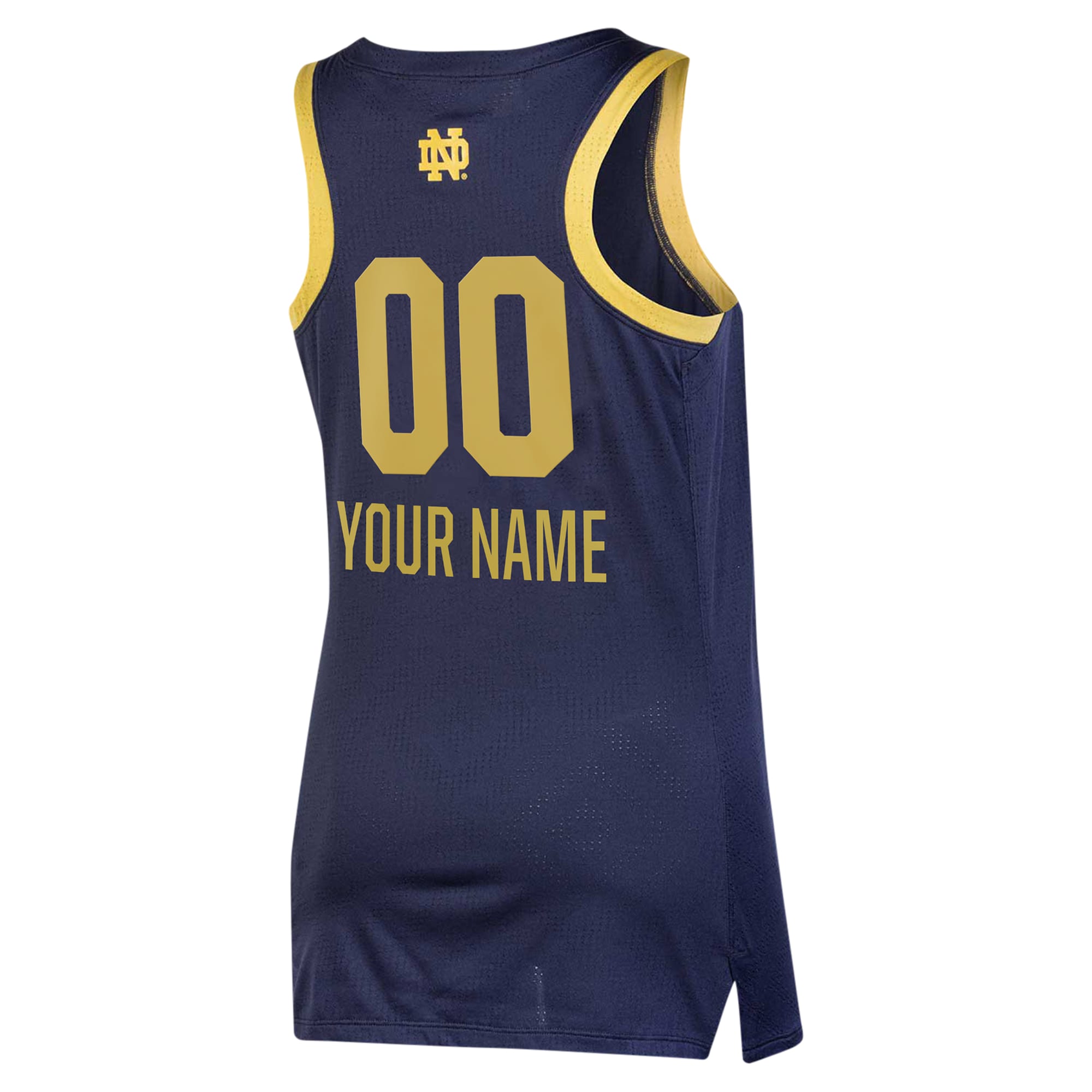 [NJP] Notre Dame Fighting Irish Women's Custom Alternate Basketball Jersey - Navy