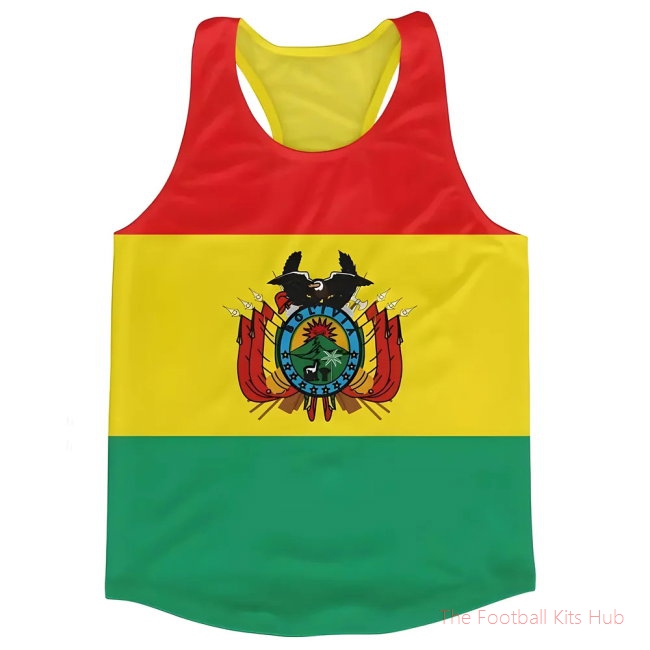 Men Bolivia Flag Running Vest