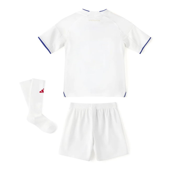 Authentic 2025-2026 Lyon Home With Retro Design - Champions League