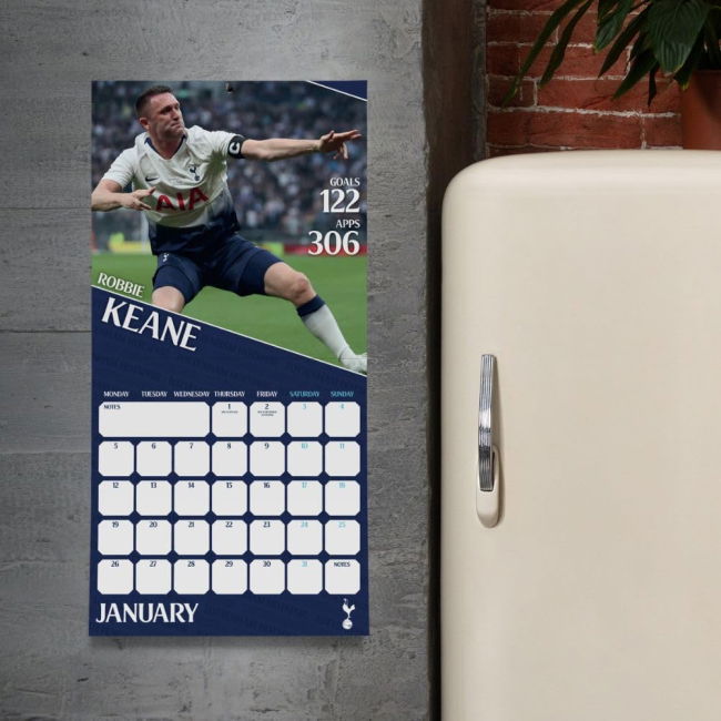 Tottenham Hotspur FC Legends Square Calendar 2026 (Match Day)