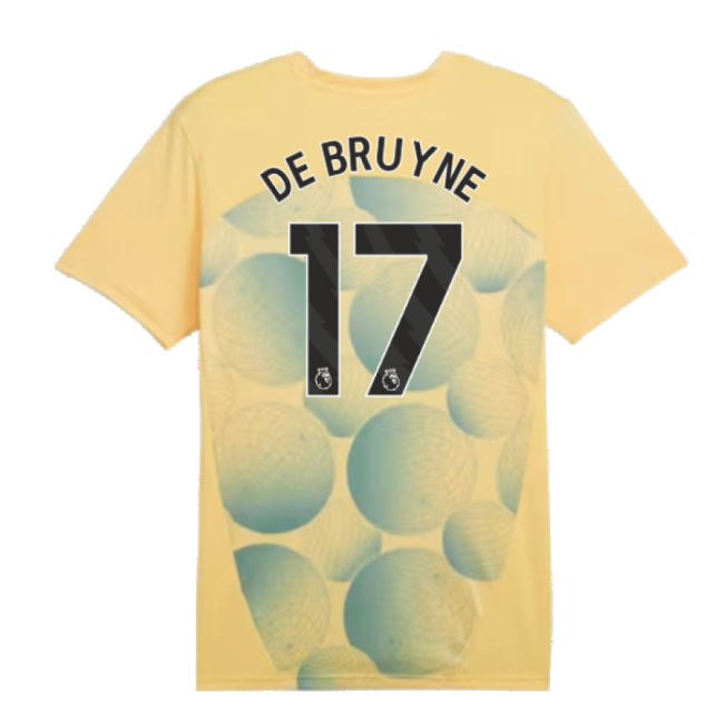 Man City First Team Replica Jersey - Adults Version (De Bruyne 17)