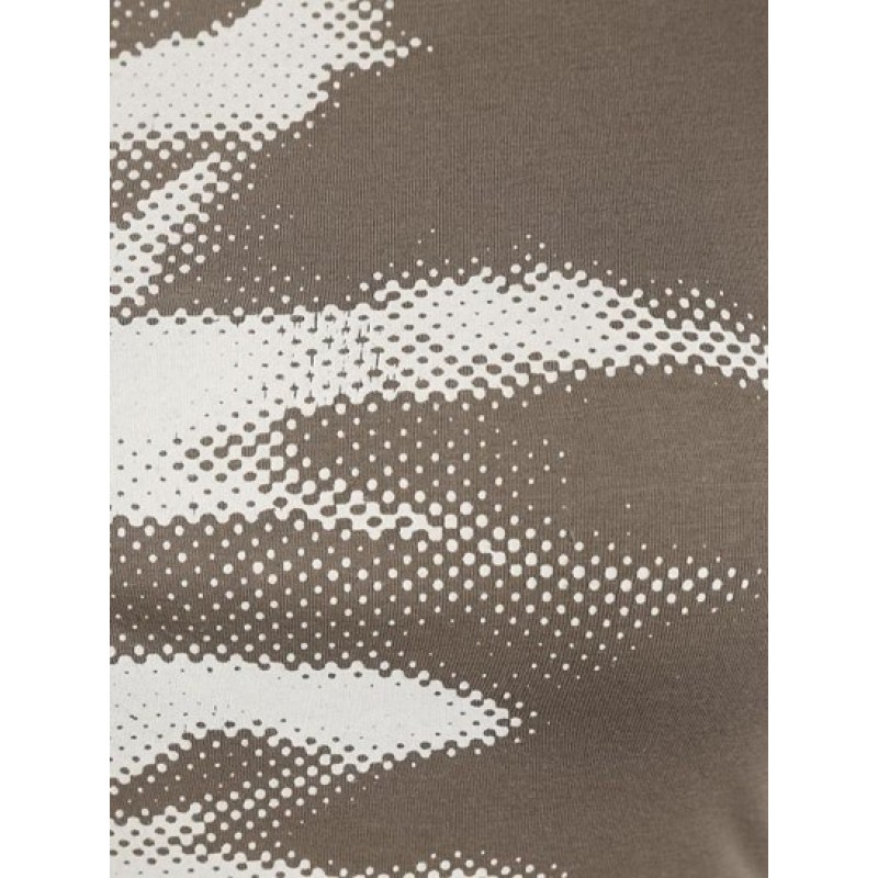 Abstract Patterned Graphic Baby Tee JV9466