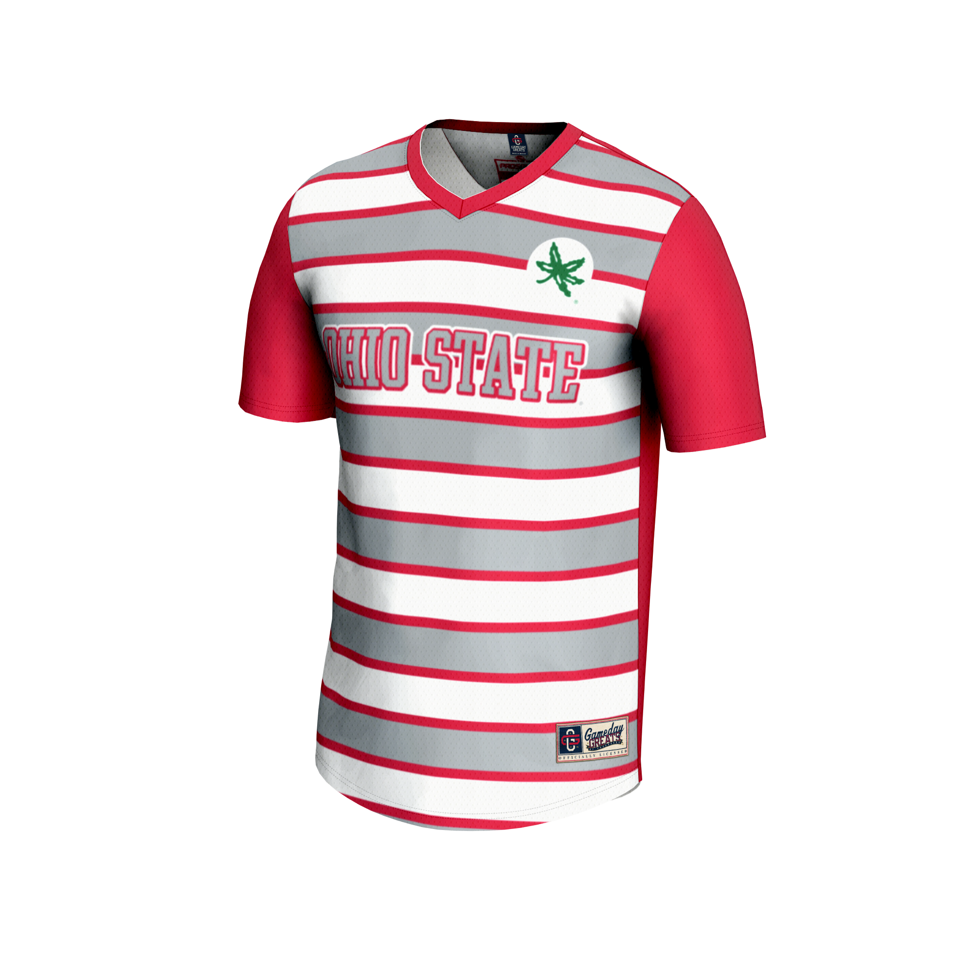 [DDG] Ohio State Buckeyes GameDay Greats Unisex Lightweight Soccer Fashion Jersey - Scarlet