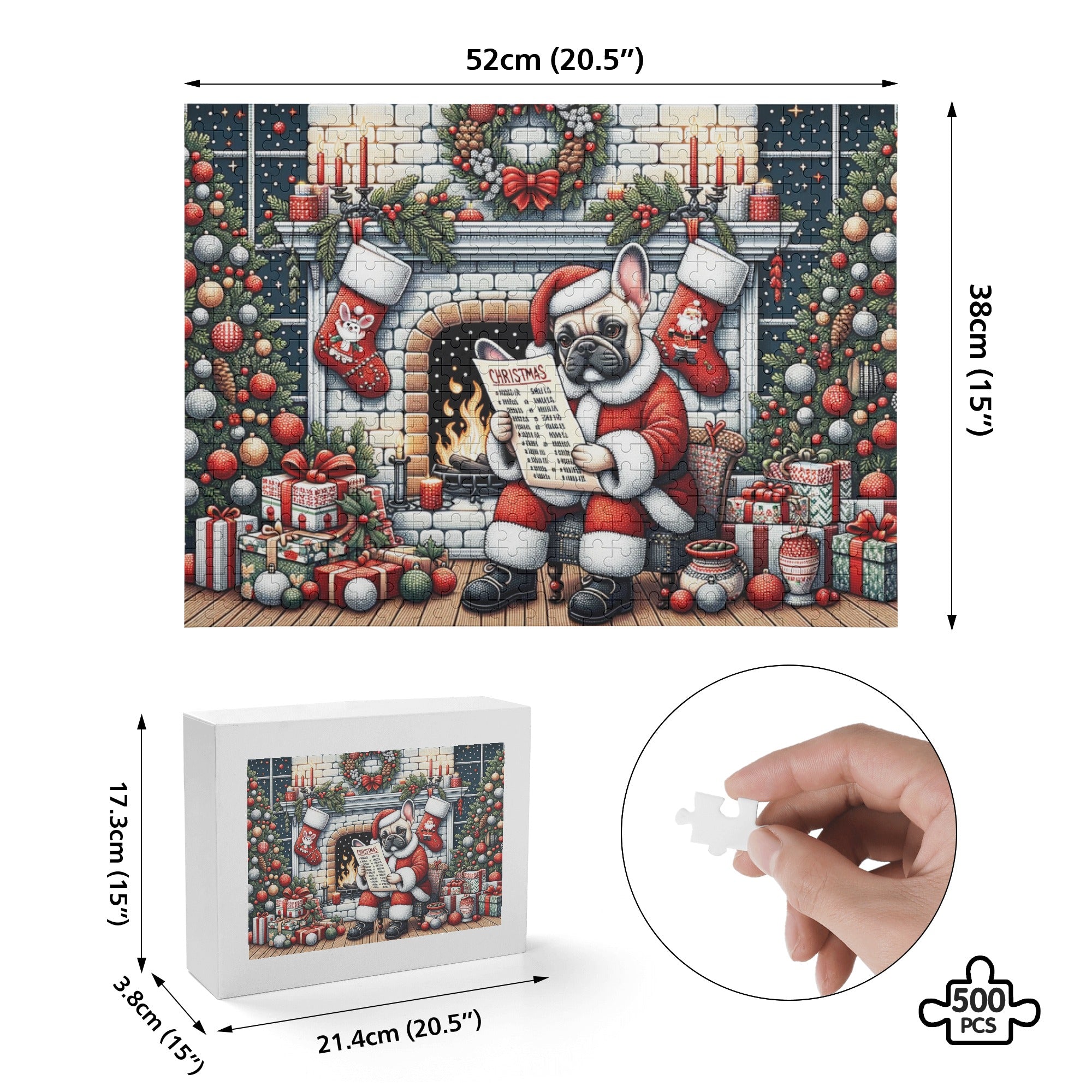 Stylish Cozy Monty - 500-piece Wooden Puzzle for Street Style Stylish