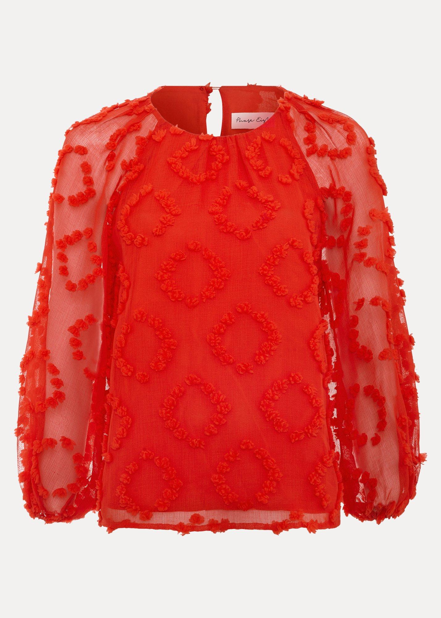 Shayla Red Blouse