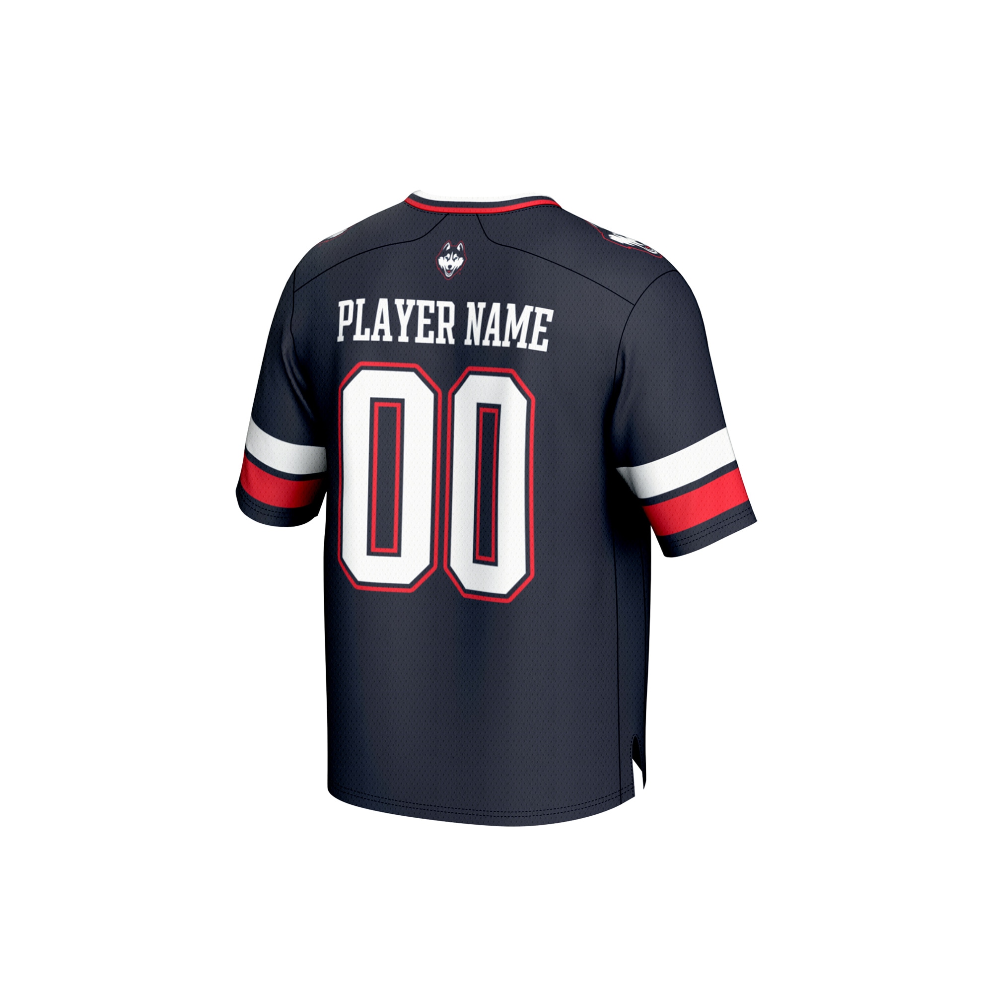 UConn Huskies GameDay Greats Unisex NIL Pick-A-Player Football Fashion Jersey - Navy