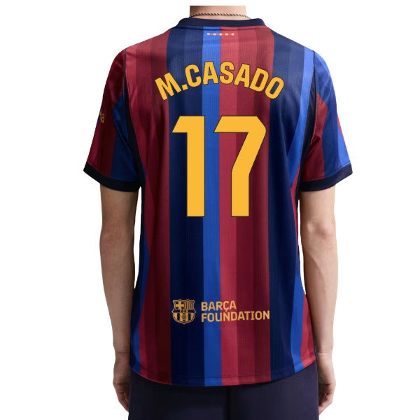 [JED] 2026-2027 Barcelona Home Shirt (M.Casado 17)