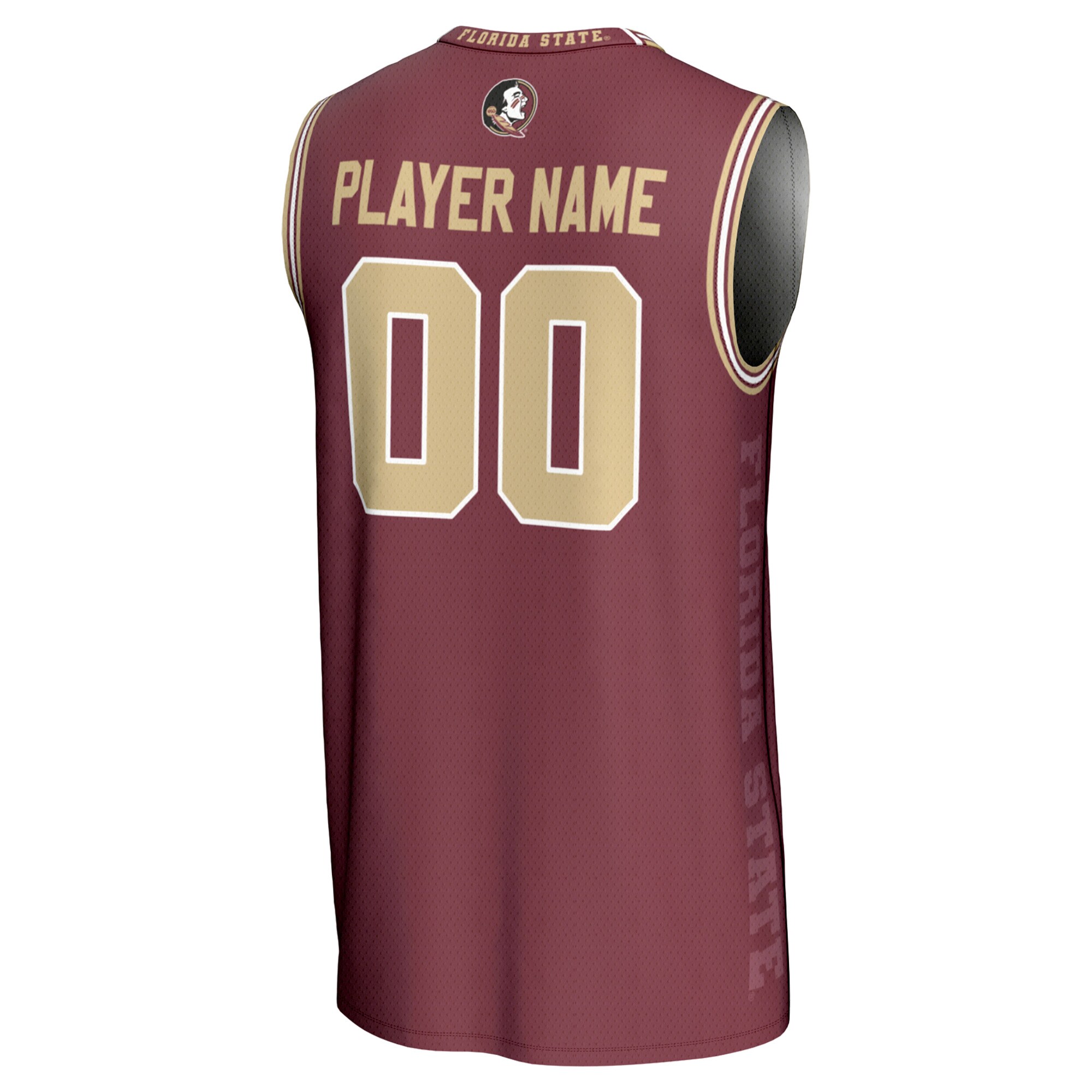 [NJP] Florida State Seminoles GameDay Greats Youth NIL Pick-A-Player Women's Basketball Lightweight Icon Print Jersey - Garnet