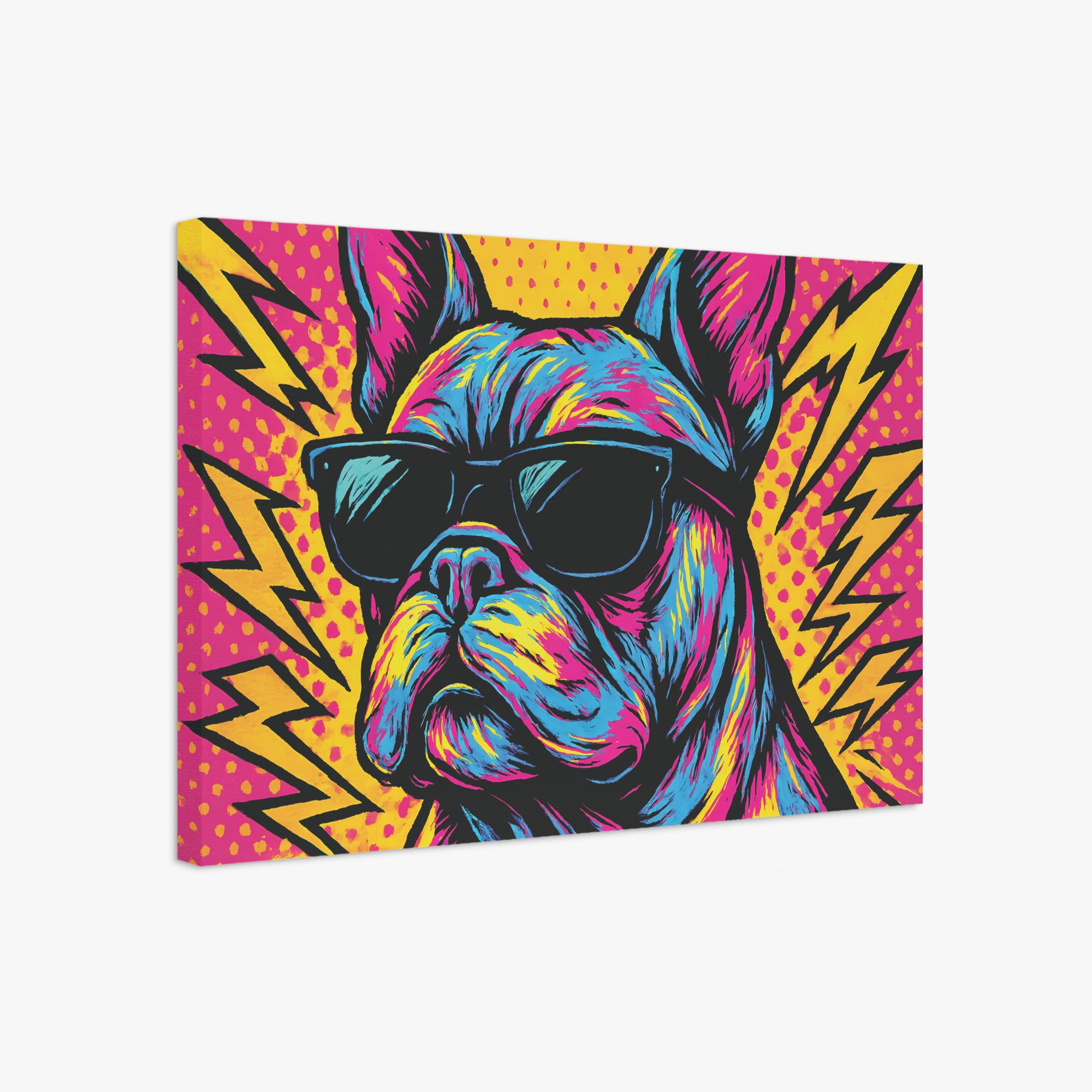French Bulldog Dana Adorable Frenchie Canvas Wall Art Comfy Pet Product