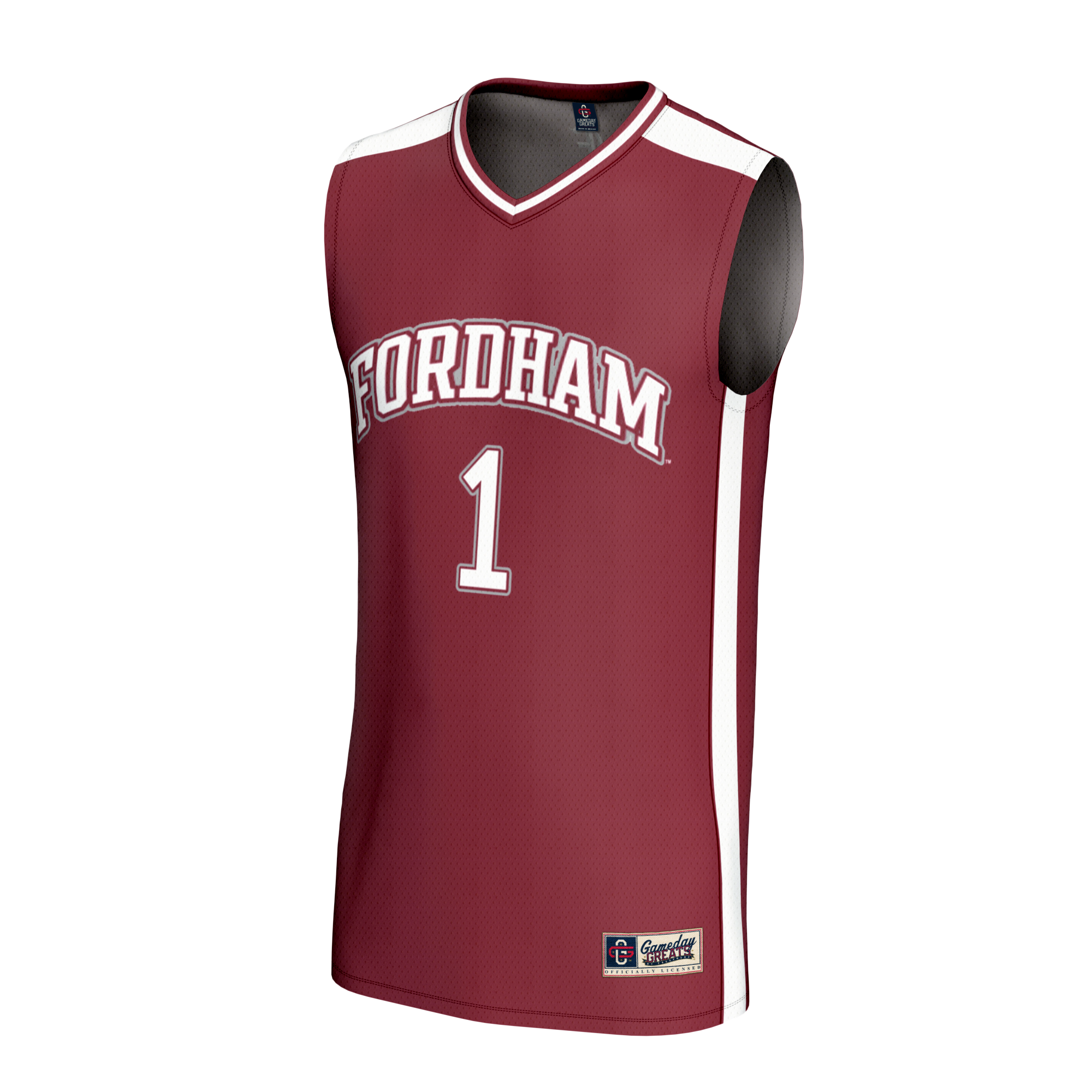 [DDG] Fordham Rams GameDay Greats Youth Lightweight Collegiate Basketball Fashion Jersey - Maroon