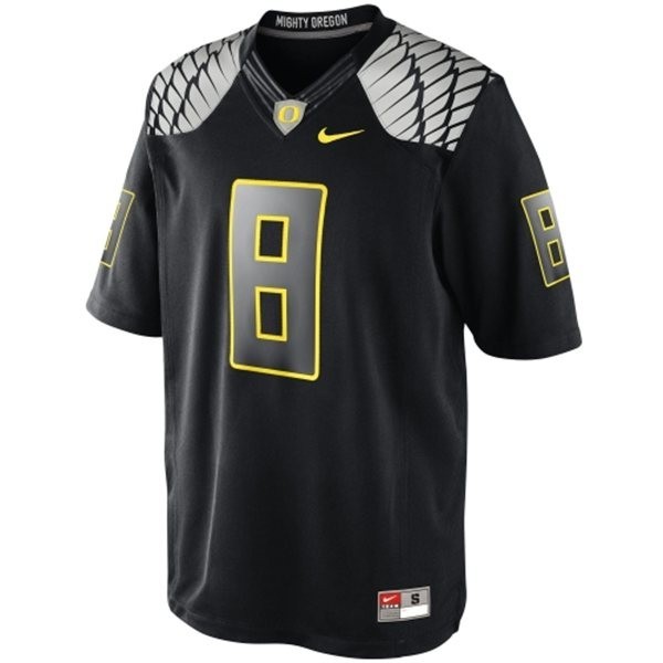 Oregon Ducks Marcus Mariota #8 Black Youth(Kids) Jersey Nike