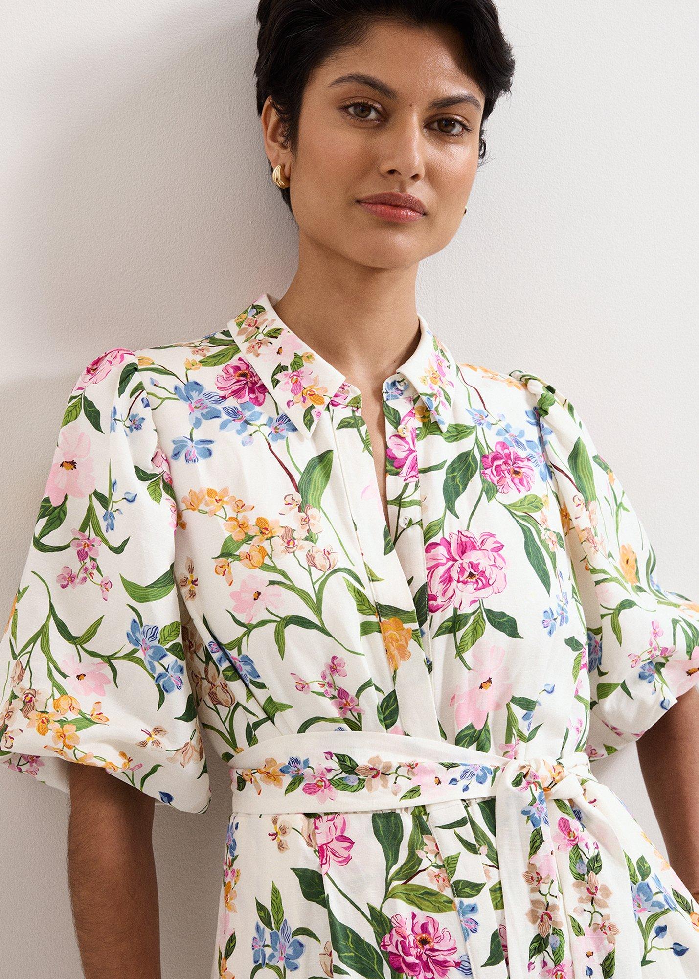 Petite Camilla Floral Tie Waist Jumpsuit
