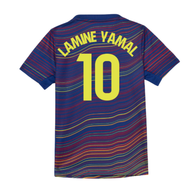 Barcelona Home Replica Jersey Kids (lamine Yamal 10) Moisture-wicking